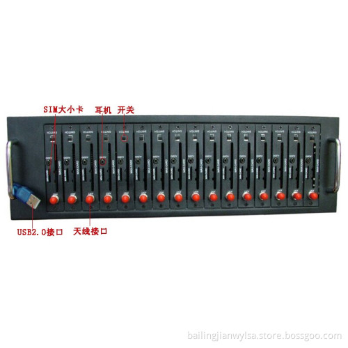 16 Ports Modem Pool Bulk SMS Equipment